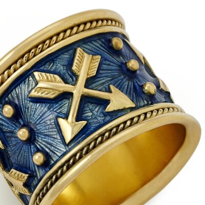 Sagittarius Zodiac Band Ring