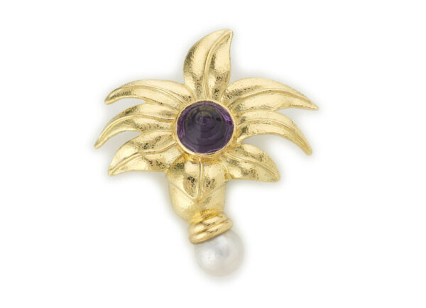 The Acanthus Amethyst Pin