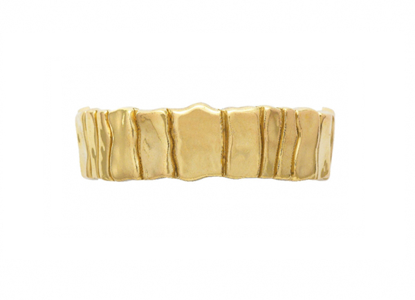 Gold Bark Bracelet