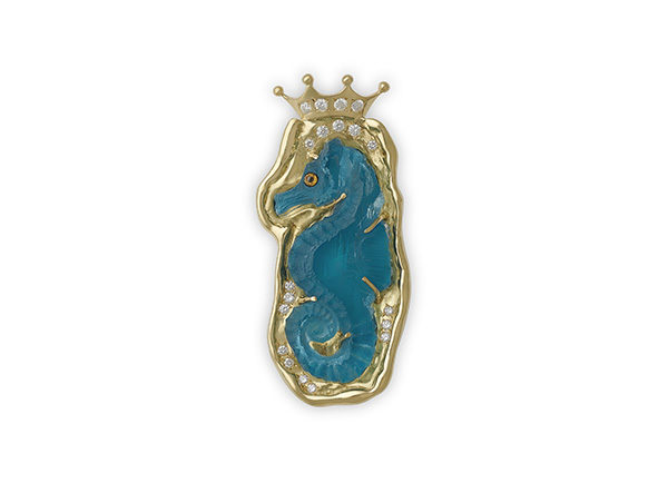 The Magical Seahorse Pin