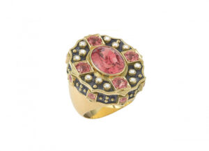 Pink Spinel Charlemagne Ring