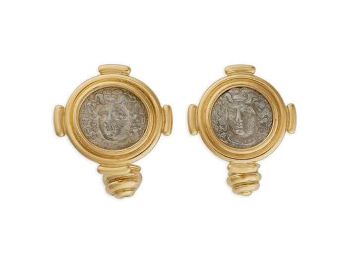 Silver Drachm Coin Cufflinks