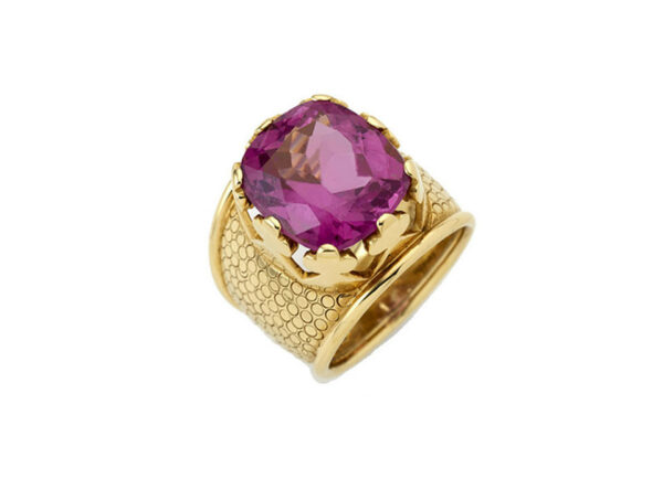 Tourmaline Crown Ring