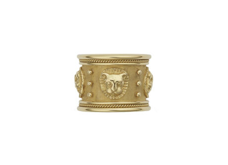 Zodiac-templar-band-with-four-leo-motifs-ZBG26427