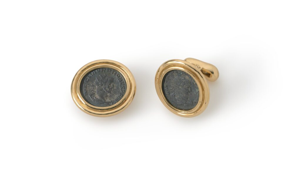 Bronze Coin Cufflinks