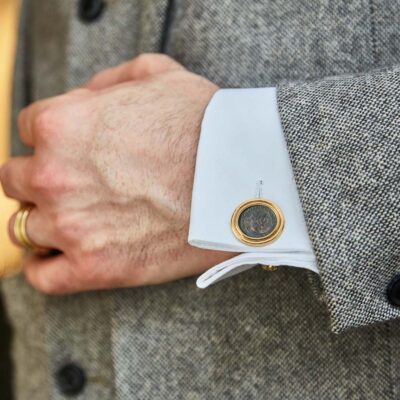 Bronze Coin Cufflinks