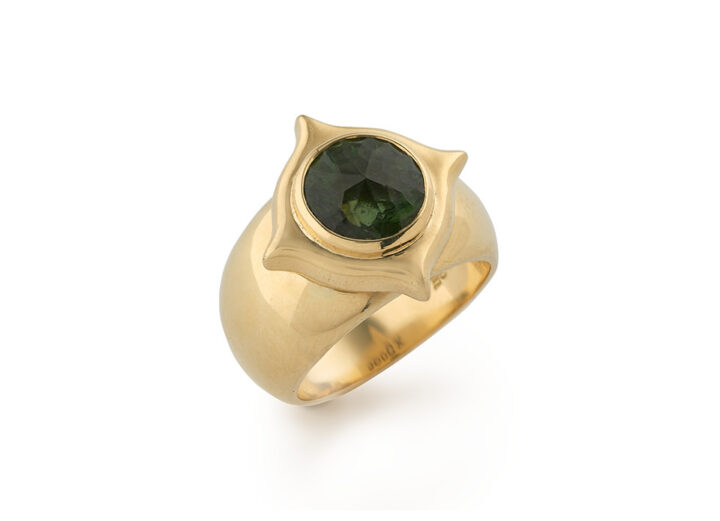 Moldavite Ring