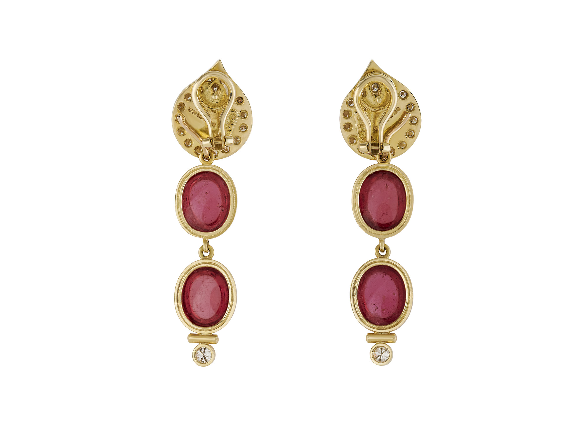 Buy SOHI Women Pink Drop Earrings Online