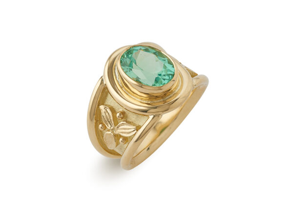 Mint Green Tourmaline Ring MIS26811
