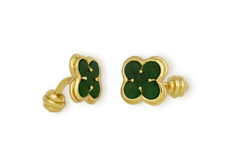 Nephrite Clover Cufflinks CUF26721