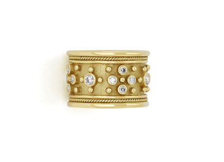 Diamond Templar Band Ring