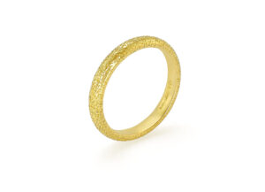 Textured band ring