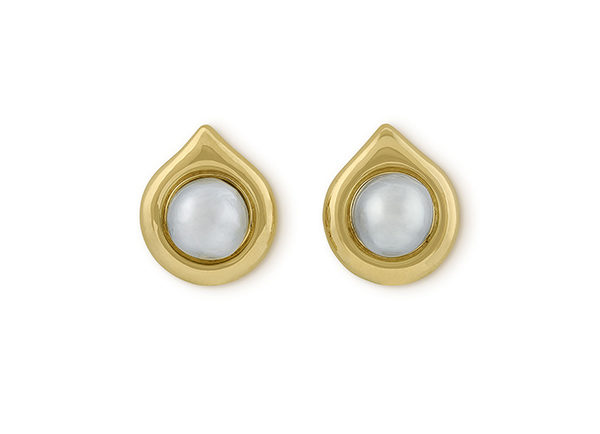 Aquamarine, Diamond and Pearl Drop Earrings