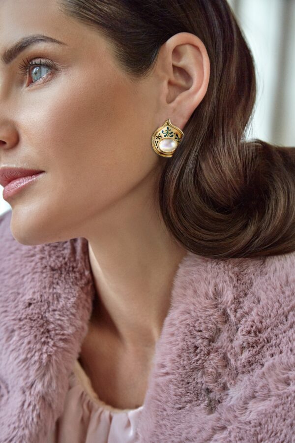 Mabé Pearl Earrings