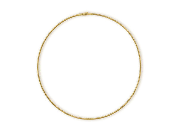 Gold Cable Wire Necklace