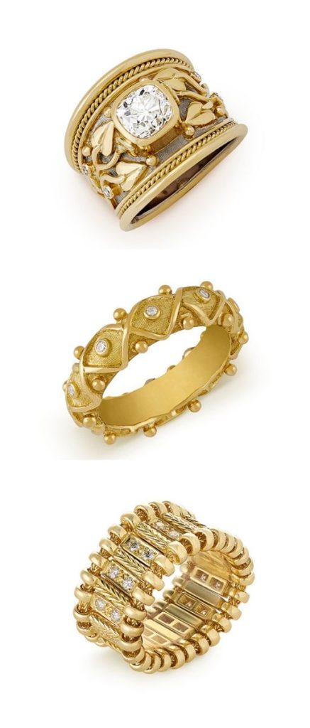 Women 916 HANDMADE GOLD RING at Rs 3845 in Mandsaur | ID: 21866170030