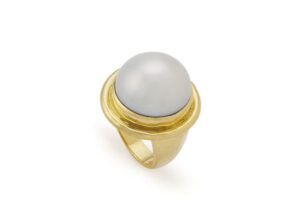 south sea cultured pearl ring
