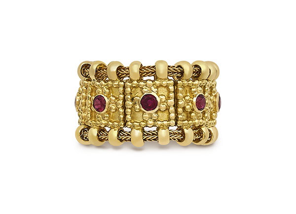 Ruby Agincourt Band Ring