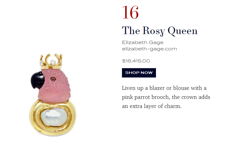 Town & Country US: The Weekly Covet: Striking Animal Jewelry