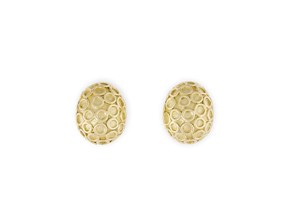 Gold Bombé Earrings