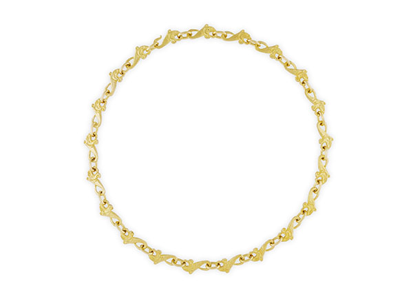 Lion Gold Link Necklace