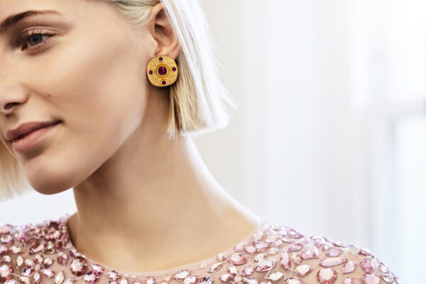 Rhodolite Garnet Ottoman Earrings