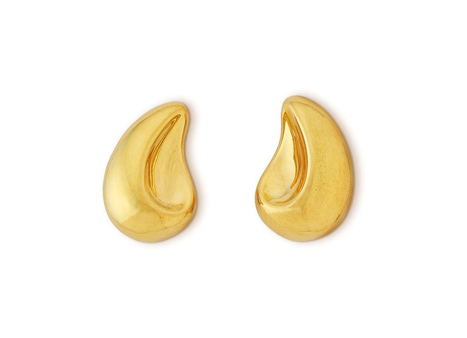 Dew Drop Gold Earrings