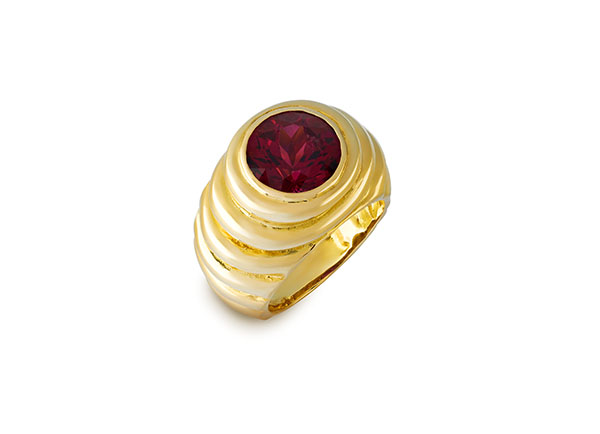 Rubellite Ring