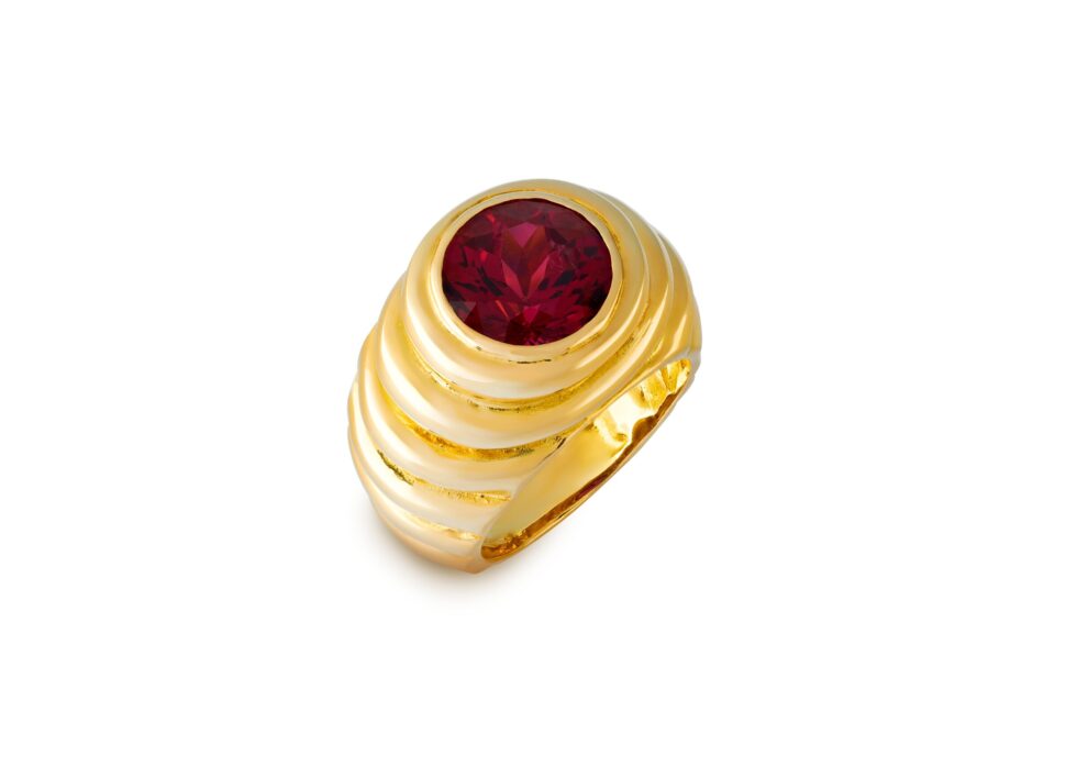 Rubellite Ring