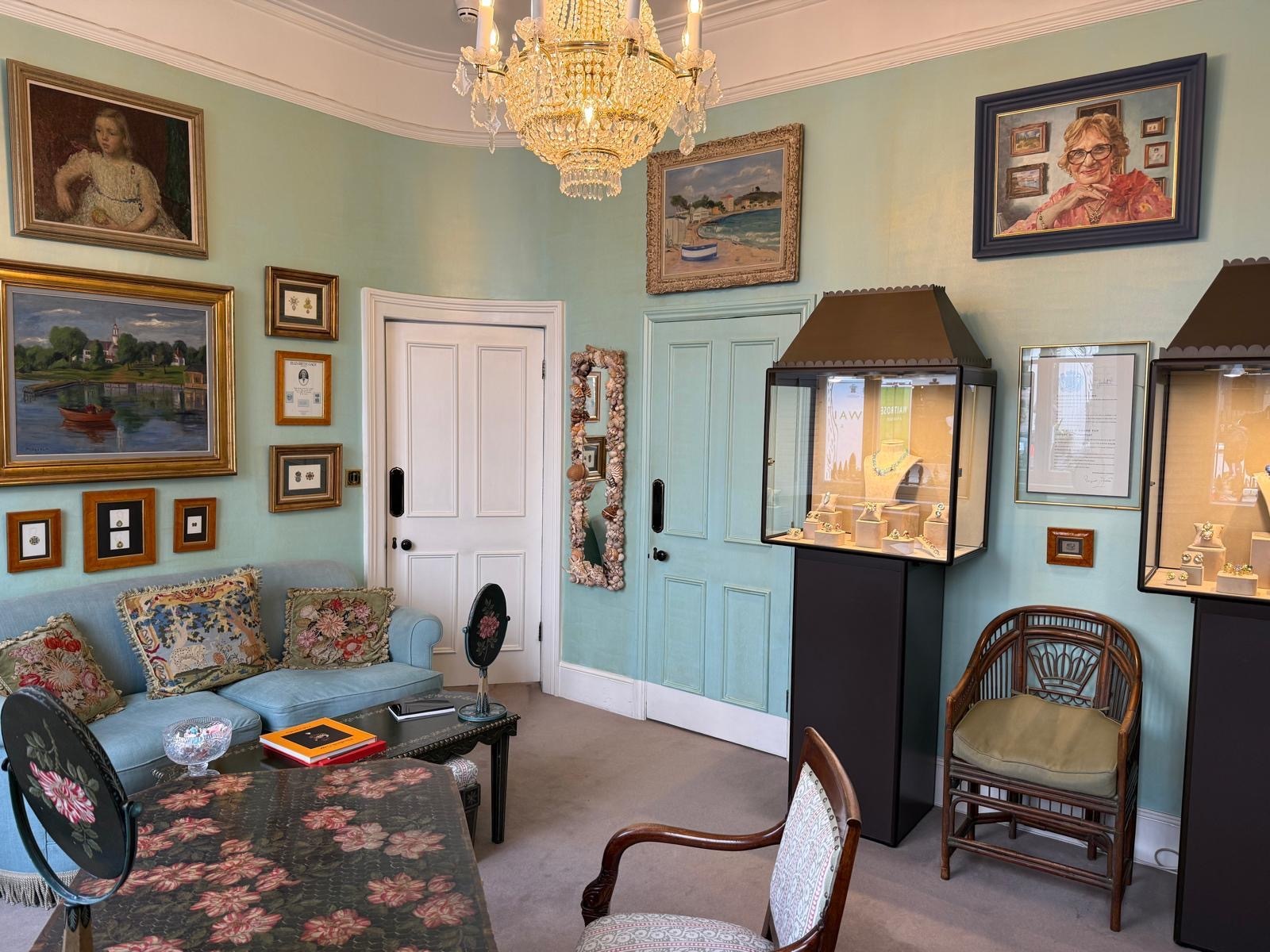 Interior of the Elizabeth Gage showroom